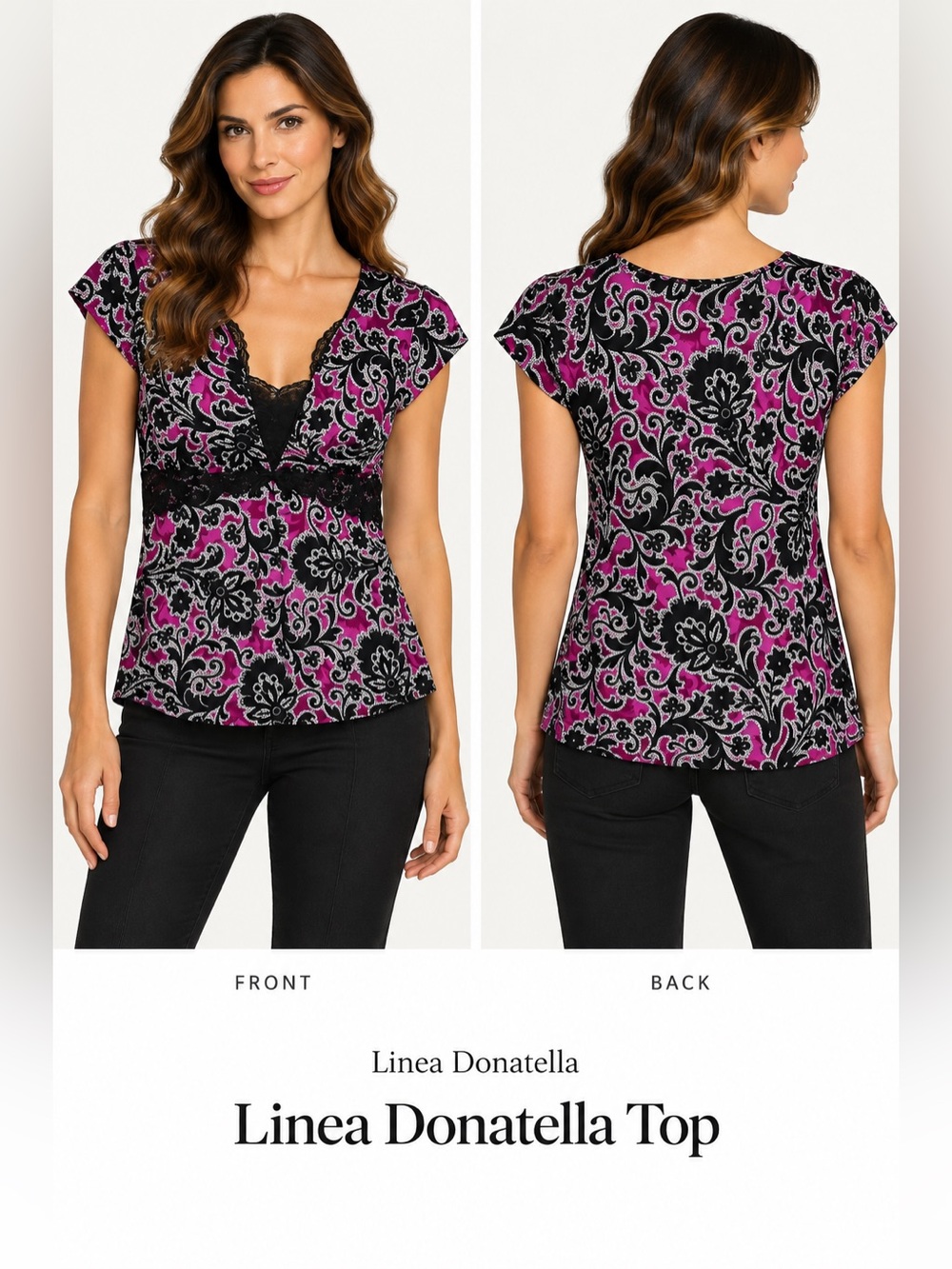 Linea Donatella Top - Picture 1 of 7